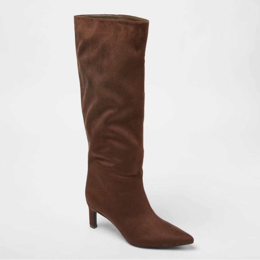 Women’s Justice Boots with Memory Foam Insole – A New Day™ Brown